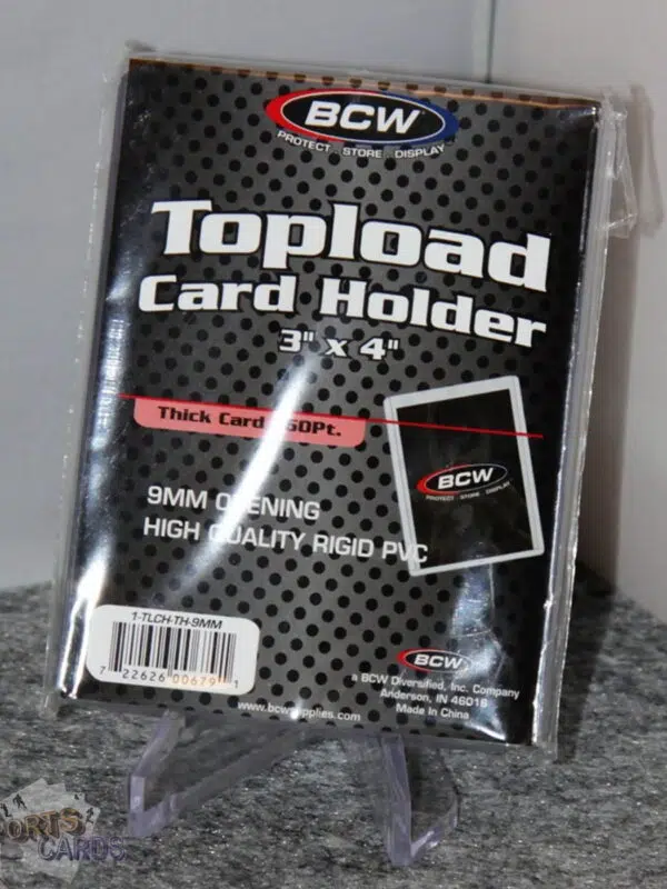 BCW Topload Card Holders 3" x 4" Thick Card 360pt-front