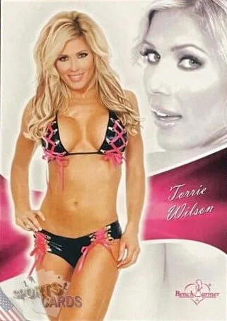 2011 Torrie Wilson #17 Bench Warmer BubbleGum-front