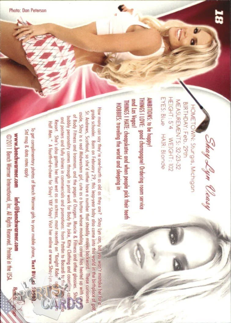 2011 Shay Lyn Veasy #18 Bench Warmer BubbleGum-back