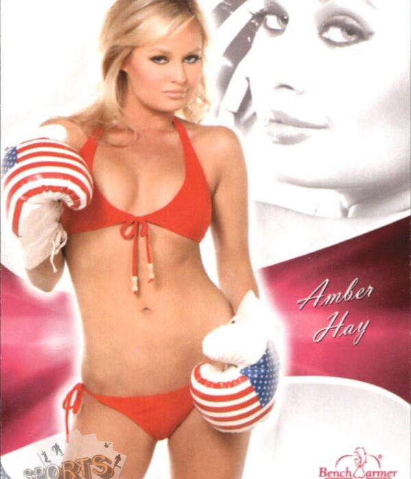 2011 Amber Hay #44 Bench Warmer BubbleGum