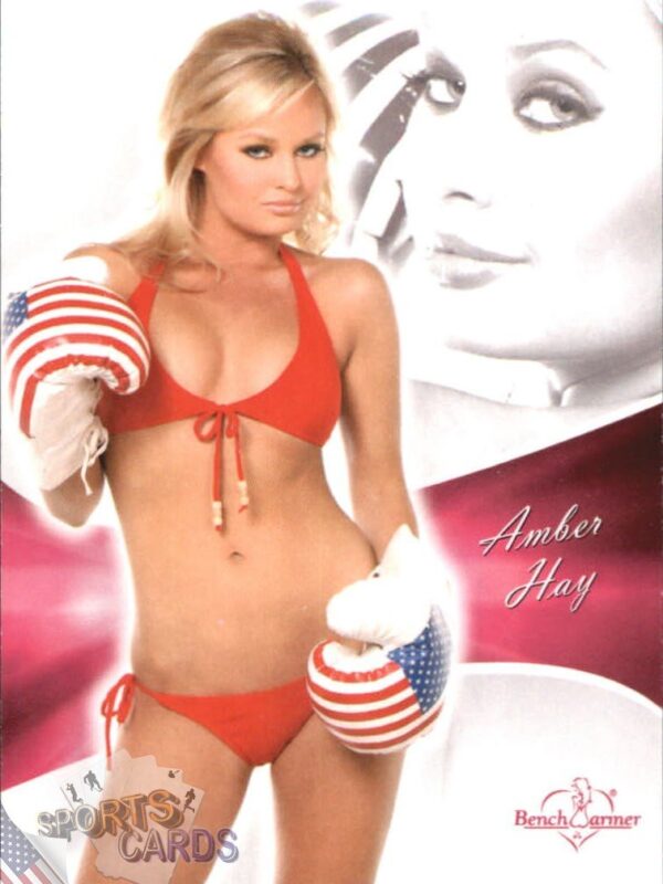 2011 Amber Hay #44 Bench Warmer BubbleGum-front