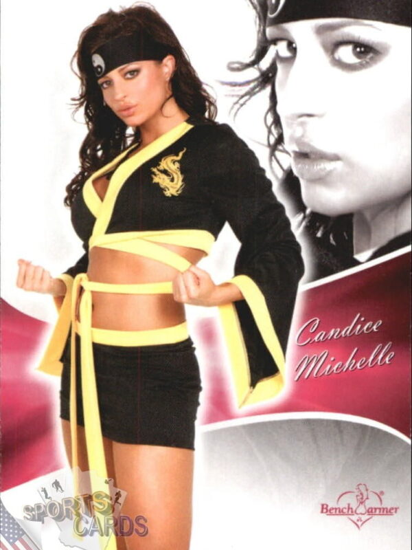 2011 Candice Michelle #96 Bench Warmer BubbleGum-front