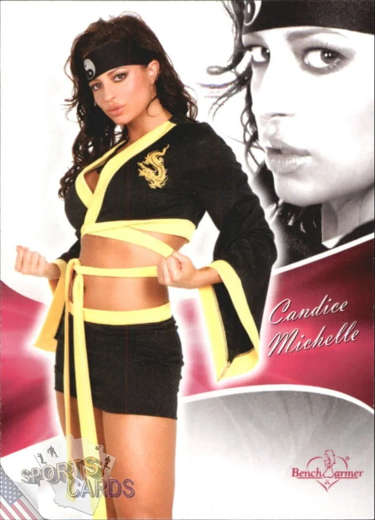 2011 Candice Michelle #96 Bench Warmer BubbleGum-front