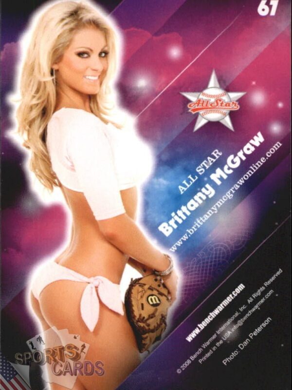 2009 Brittany McGraw #67 Bench Warmer Limited All Star-back