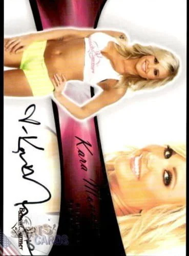 2011 Kara Monaco #A-09 Bench Warmer Bubblegum Autograph Gold Foil-front