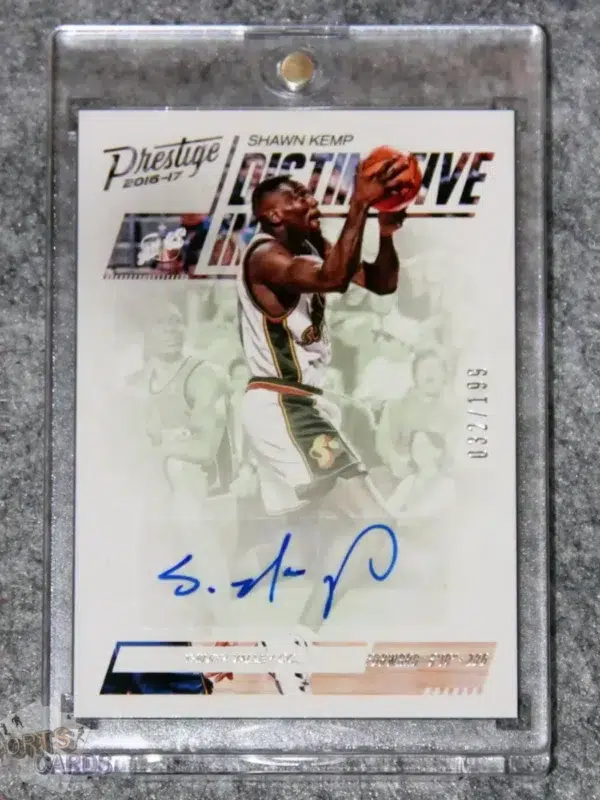 2016-17 Shawn Kemp #18 Panini Prestige Autographs /199-front