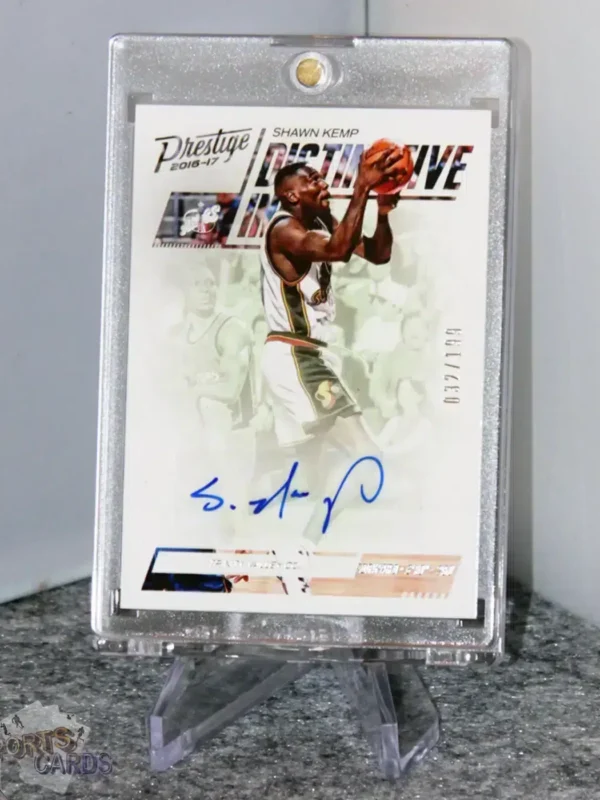 2016-17 Shawn Kemp #18 Panini Prestige Autographs /199-stand