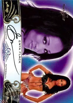 2010 Enya Flack #26A Bench Warmer Signature Authentic Autograph-front