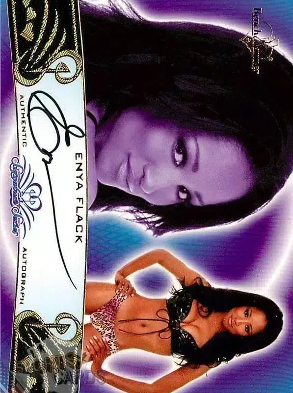 2010 Enya Flack #26A Bench Warmer Signature Authentic Autograph-front