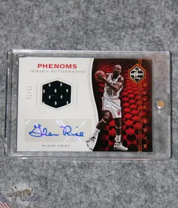 2016-17 Glen Rice #PJA-GR Panini Limited Phenoms Jersey Autographs /99