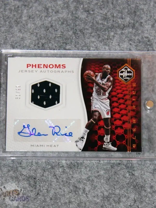 2016-17 Glen Rice #PJA-GR Panini Limited Phenoms Jersey Autographs /99-front
