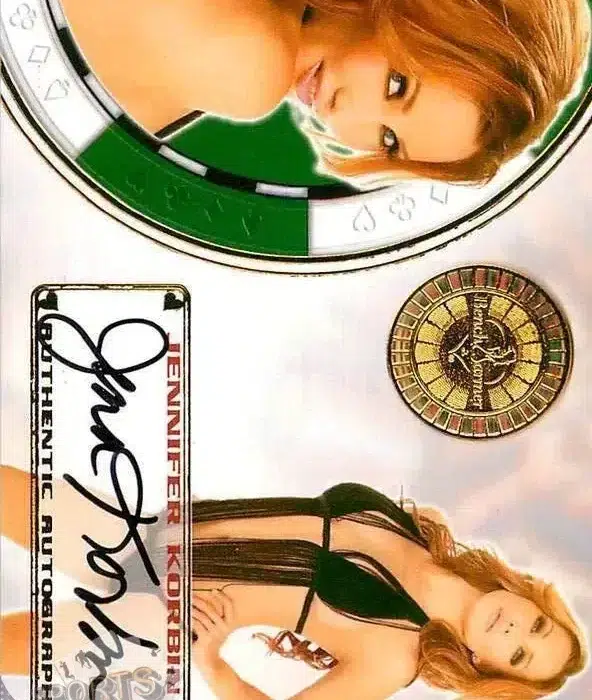 2013 Jennifer Korbin #9 Bench Warmer Vegas Authentic Autograph-front