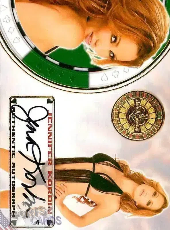 2013 Jennifer Korbin #9 Bench Warmer Vegas Authentic Autograph-front