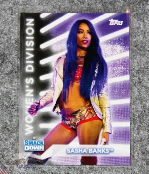 2021 Sasha Banks #R-23 Topps Smack Down Women's Division Roster