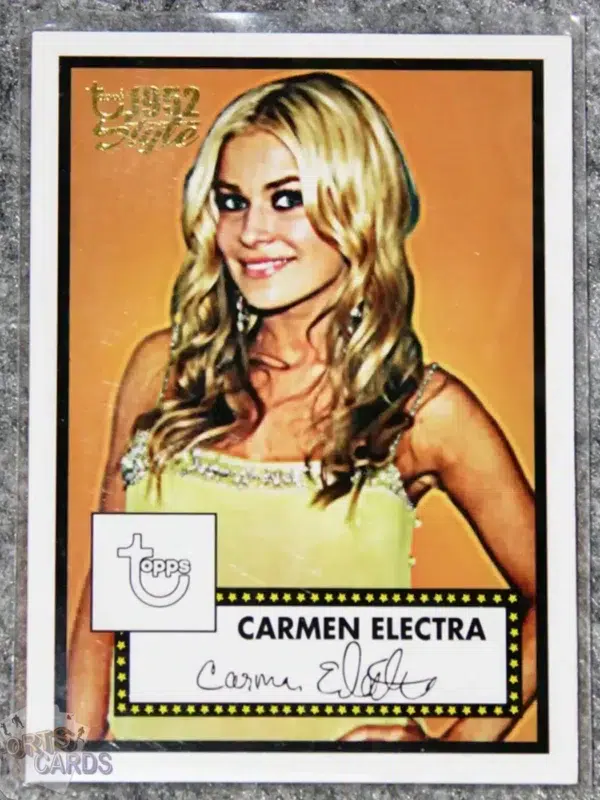 2006 Carmen Electra #162 Topps Style 1952-front