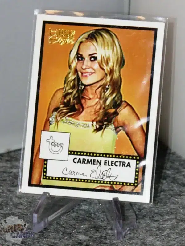 2006 Carmen Electra #162 Topps Style 1952 - Afbeelding 3