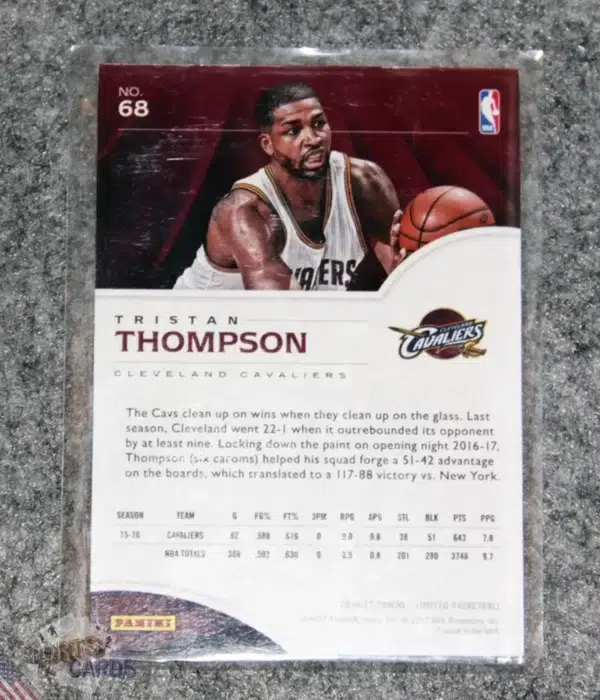 Alternative view of 2016-17 Tristan Thompson #68 Panini Limited /25