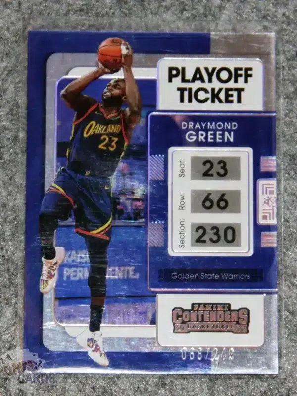 2021-22 Draymond Green #40 Panini Contenders Basketball Playoff Ticket /249-front