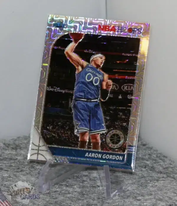 2019-20 Aaron Gordon #137 Panini Hoops Premium Stock Silver Mojo Prizm-stand