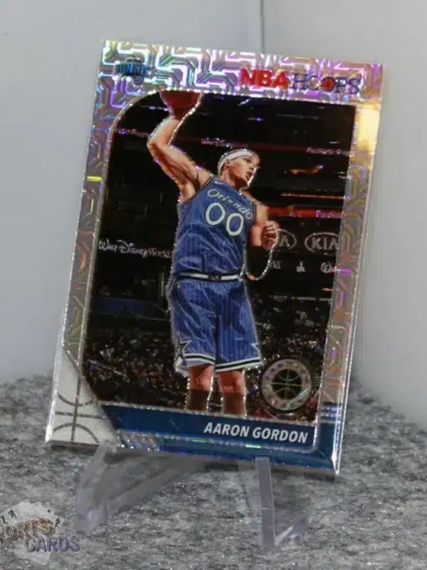 2019-20 Aaron Gordon #137 Panini Hoops Premium Stock Silver Mojo Prizm - Afbeelding 3