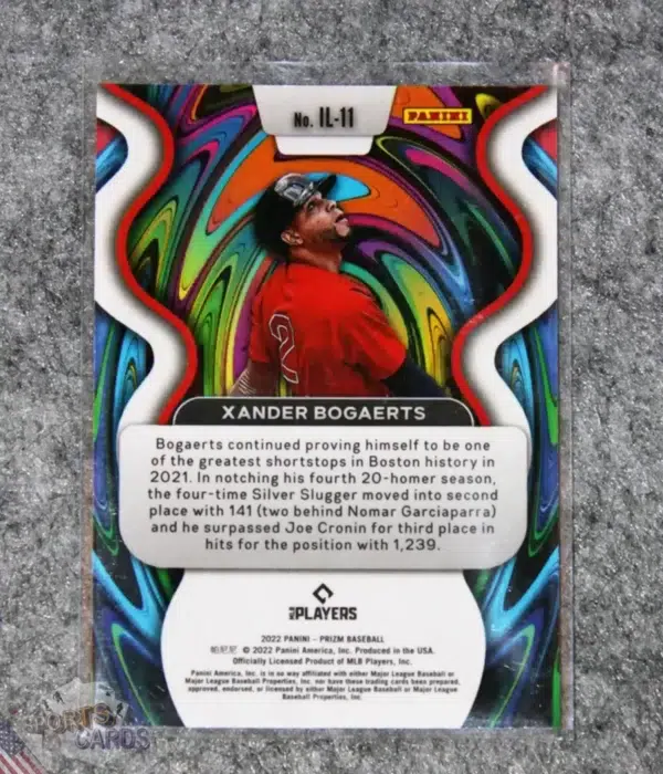 Alternative view of 2022 Xander Bogaerts #IL-11 Panini Prizm Illumination