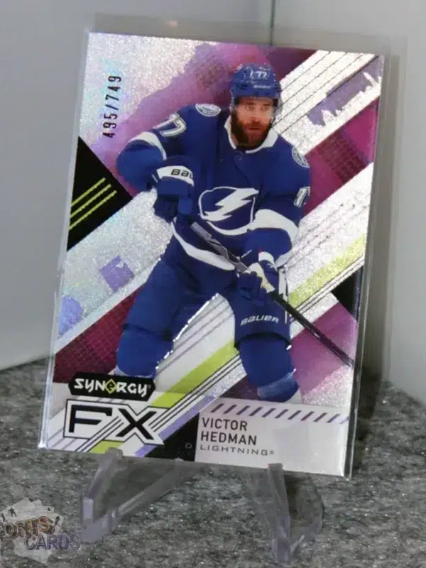 2021-22 Victor Hedman #FX-VH Upper Deck Synergy FX /749 - Afbeelding 3