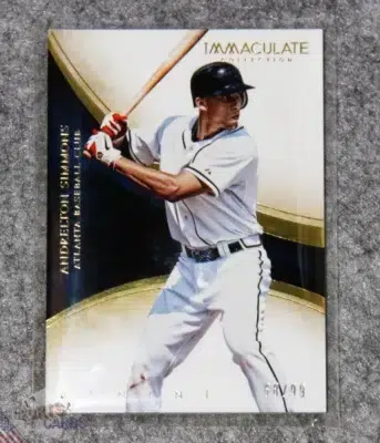 2014 Andrelton Simmons #85 Panini Immaculate Collection /99-front
