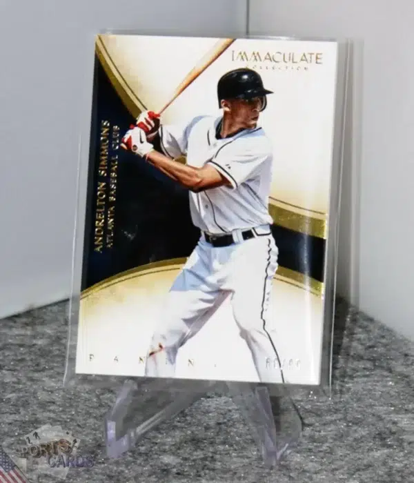 2014 Andrelton Simmons #85 Panini Immaculate Collection /99-stand