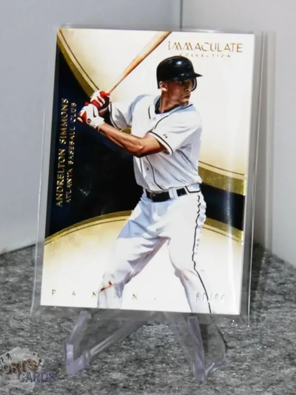 2014 Andrelton Simmons #85 Panini Immaculate Collection /99-stand