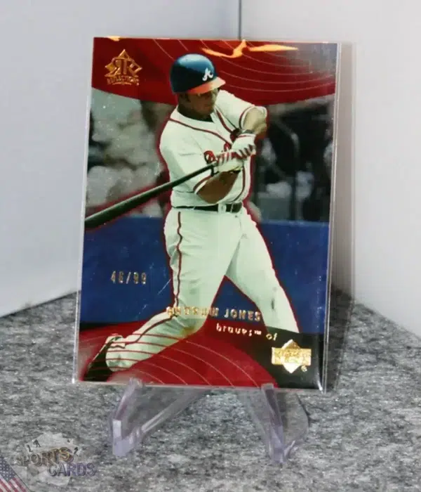 2005 Andruw Jones #13 Upper Deck Reflections /99-stand