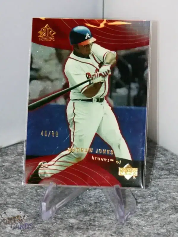 2005 Andruw Jones #13 Upper Deck Reflections /99-stand