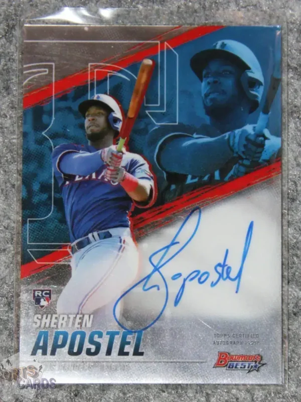 2021 Sherten Apostel #B21-SA Topps Bowman's Best Best of '21 Autograph Rookie