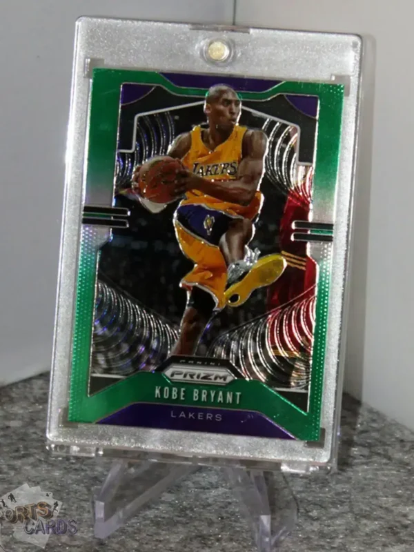 2019-20 Kobe Bryant #8 Panini Prizm Green Prizm-stand