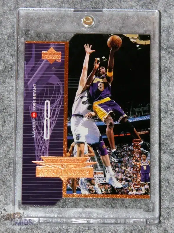 1998-99 Kobe Bryant #A14 Upper Deck AeroDynamics Bronze Quantum Die-Cut /2000-front