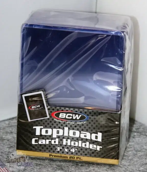 BCW Topload Normal Card Holders 3" x 4" Premium 20pt-front