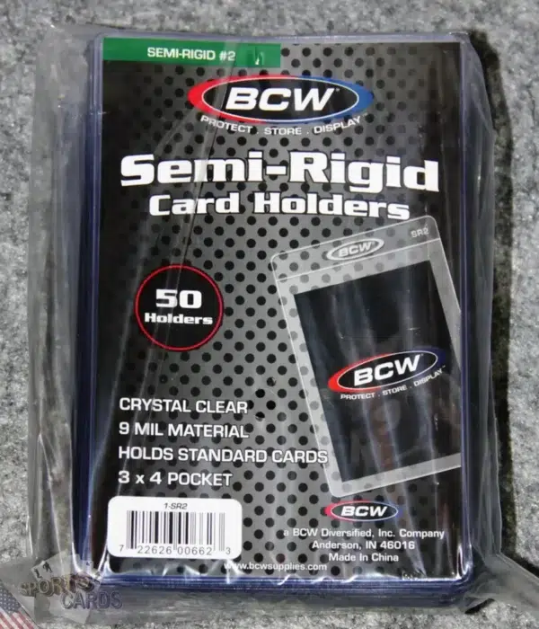 BCW Semi-Rigid Card Holders #2-back