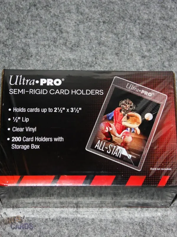 Ultra PRO Semi-Rigid Card Holders-back