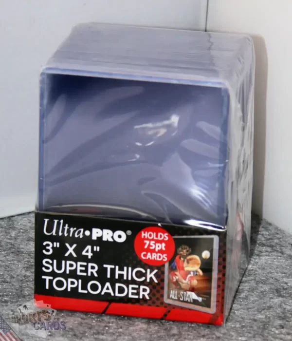Ultra PRO Clear Think Toploaders 3" x 4" 75pt-front