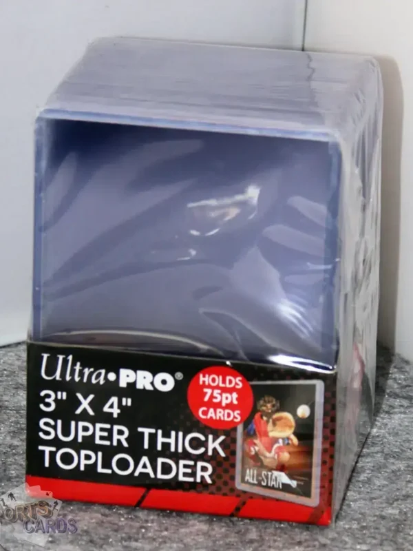 Ultra PRO Clear Think Toploaders 3" x 4" 75pt-front