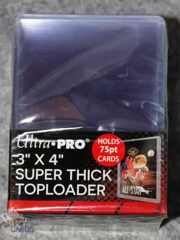 Ultra PRO Clear Think Toploaders 3" x 4" 75pt-back
