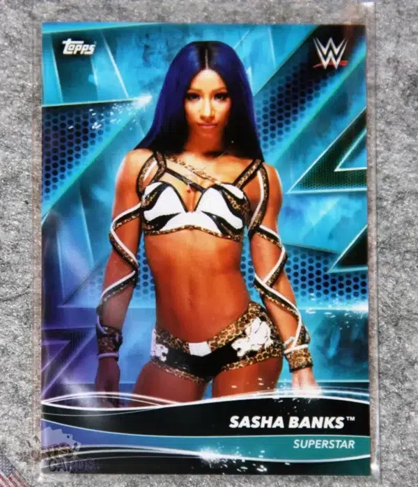 2021 Sasha Banks #112 Topps WWE Superstars