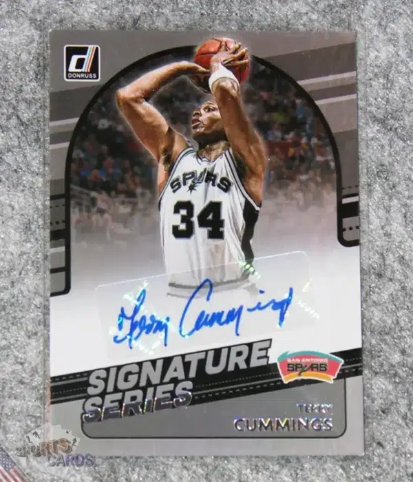 2020-21 Terry Cummings #SG-TCM Panini Donruss Signature Series-front