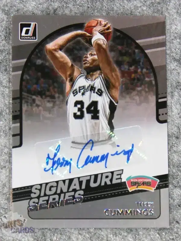 2020-21 Terry Cummings #SG-TCM Panini Donruss Signature Series-front