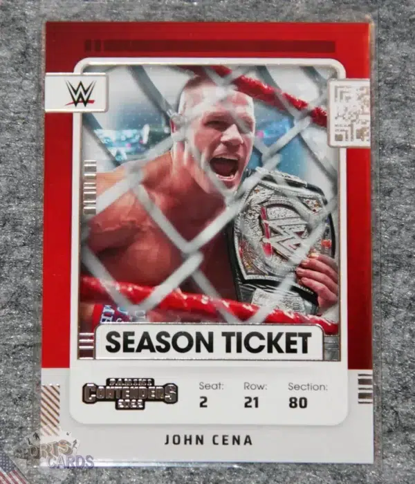 2022 John Cena #104 Panini Chronicles Contenders Season Ticket