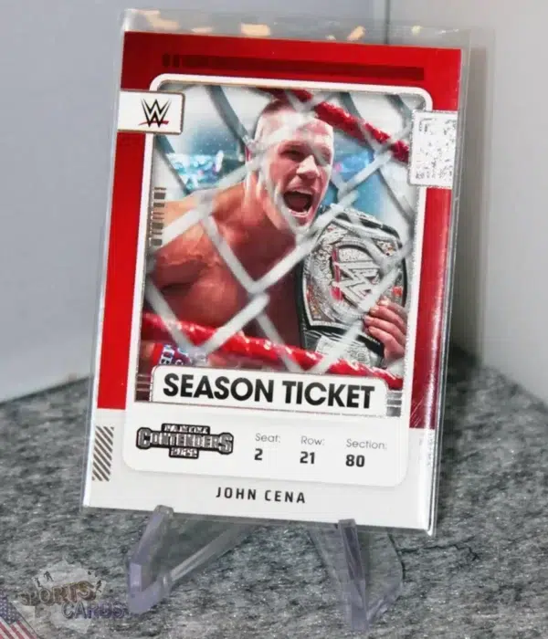 2022 John Cena #104 Panini Chronicles Contenders Season Ticket-stand