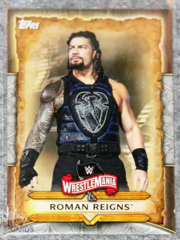 2020 Roman Reigns #WM-41 Topps WrestleMania-front
