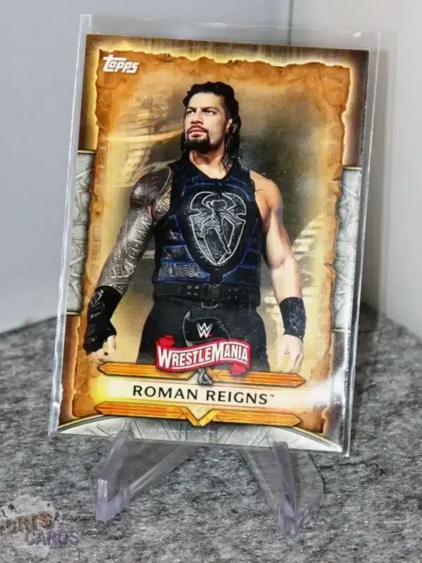 2020 Roman Reigns #WM-41 Topps WrestleMania-stand