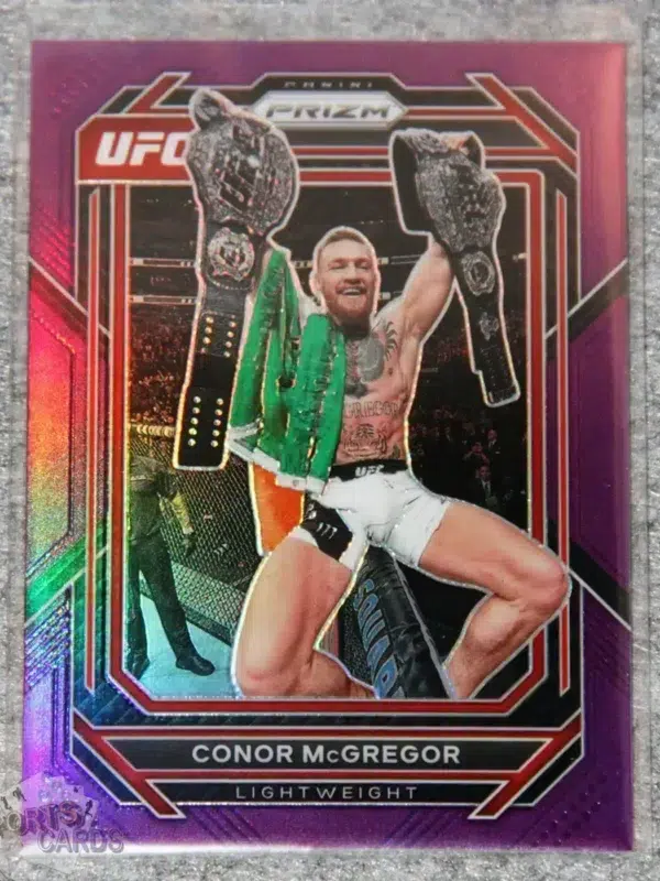 2023 Conor McGregor #125 Panini Prizm Purple Prizm /149-front