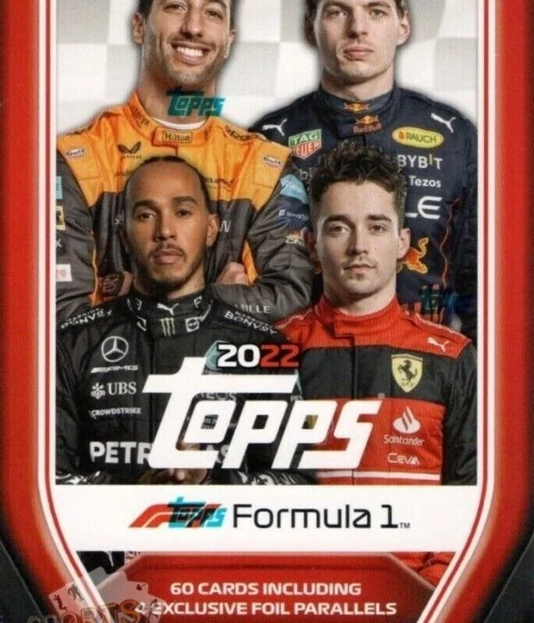 2022 Topps Formula 1 Racing F1 Blaster Box 60 cards - Sealed-back