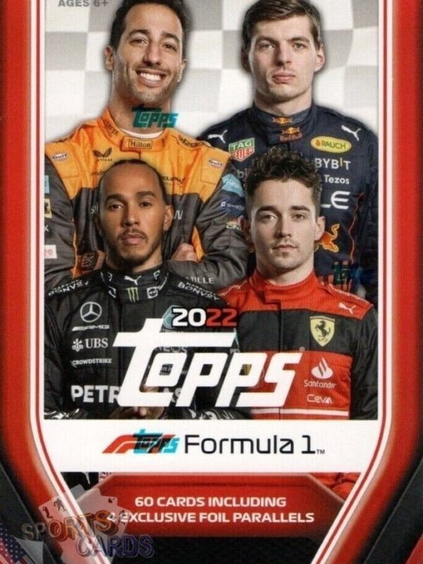 Alternative view of 2022 Topps Formula 1 Racing F1 Blaster Box 60 cards - Sealed